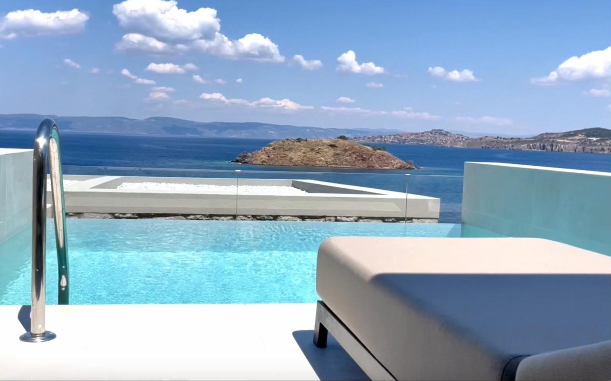 Eleia Seafront Rooms & Villas ペトラ エクステリア 写真